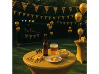 BRASQ Statafelrok Goud 80cm - 7