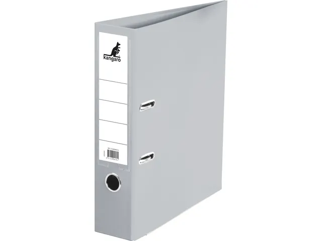 Ordner Kangaro A4 2 rings 75mm PP/Papier grijs
