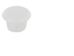 Cup PP 50ml, Ø72mm/24mm deksel 1000 Stuks