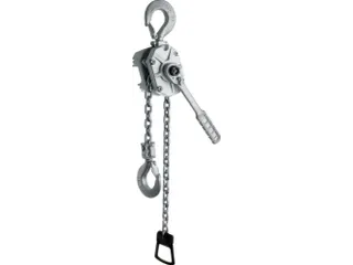 aluminium takel,trekbel. 3200kg,hef H 1,5m,1strengen - 1