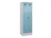 locker voor scheiding van kleding,HxBxD 1950x600x500mm,2vak