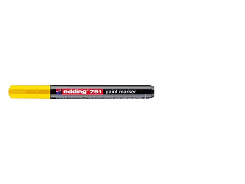Paintmarker edding 791 alcoholbasis 1-2mm geel