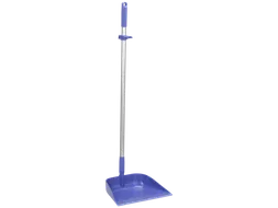 Vikan Hygiene stofblik 33cm met rechtopstaande steel 75cm Paars
