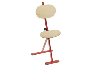 Stahulp H 550-900mm Zithoogteverstelling Zitting Onderstel Beuken/Rood - 1