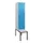 locker met bank,HxBxD 1950x400x815mm,1vak,vak B 400mm,draaigrendel