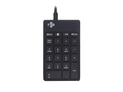 Numeriek Toetsenbord R-Go Numpad Break bedraad Zwart