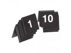 Tafelnummer Set 01-10 Zwart