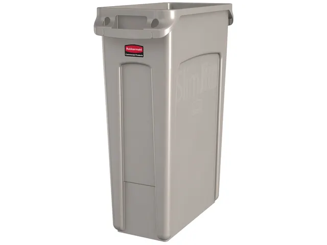Afvalcontainer Slim Jim Grijs 87 Liter