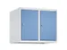 opzetkast,v. locker,2vak.,vak B 300mm,HxBxD 500x600x500mm,vleugeldeur