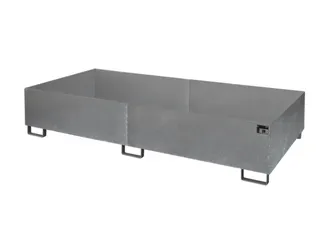 stellingopvangbak,opvangvol. 1000l,HxBxD 435x2650x1300mm - 2