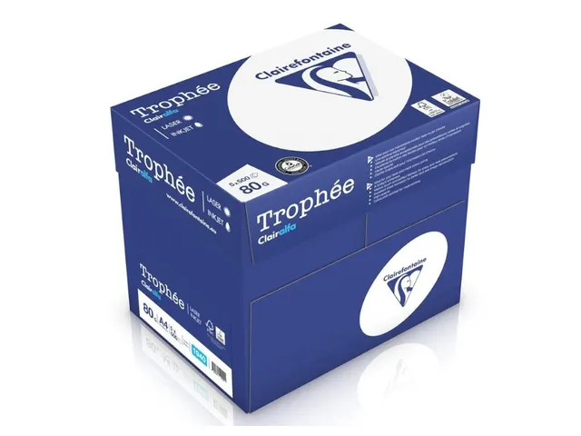 Kopieerpapier Clairefontaine Clairalfa A4 80 Gram Wit Halve Pallet