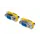 Mini-genderchanger 9-polig D-Sub9 F/F metalen behuizing