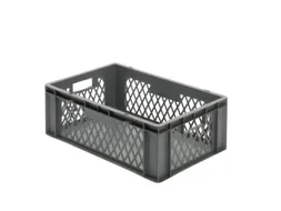 Euronorm-Stapelbak 40l H X L X B 210x600x400mm Grijs