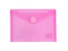 Enveloptas Foldersys A6 PP transp rood