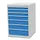 ladekast,HxBxD 1019x705x736mm,7lade(n),volledig uittrekbaar