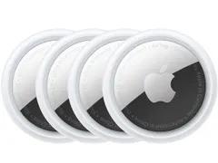 Apple AirTag Tracker Wit Zilver Bluetooth 4 stuks