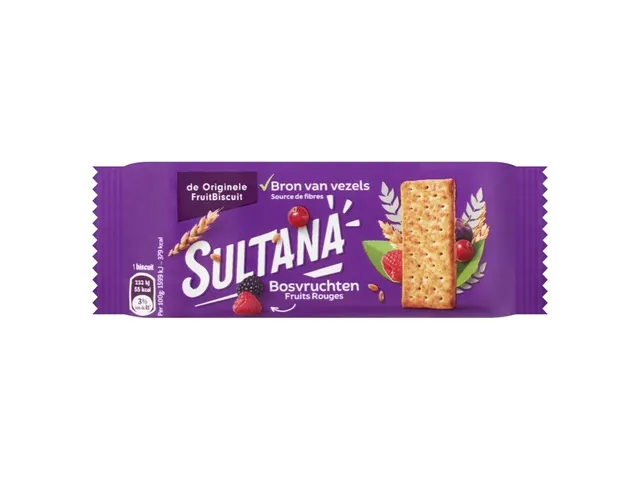 Fruitbiscuit Sultana bosvruchten 3 pack