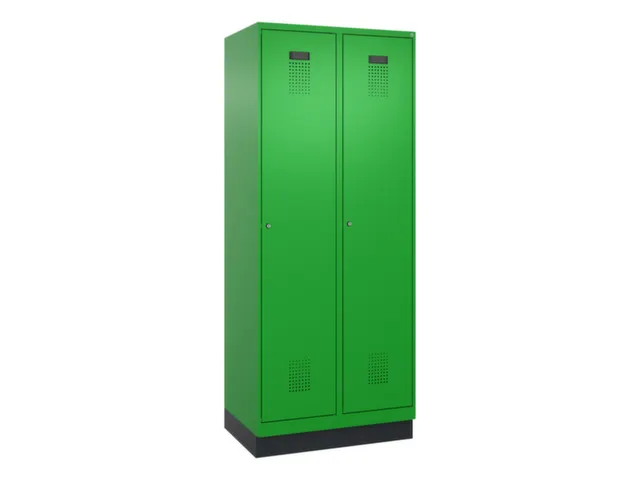 locker voor scheiding van kleding,HxBxD 1950x800x500mm,2vak
