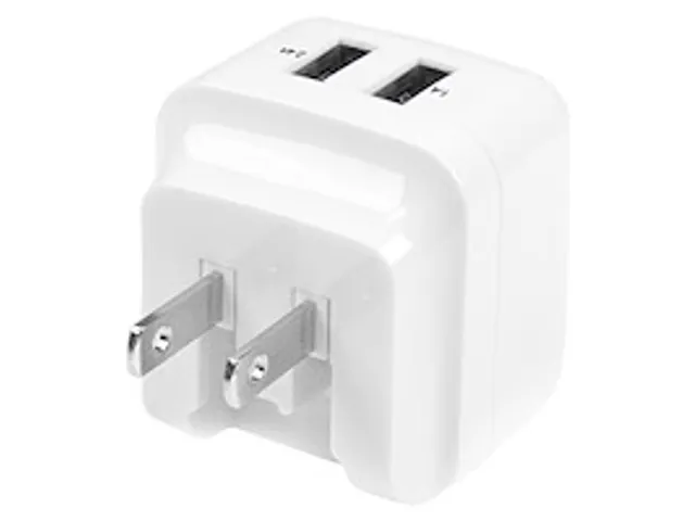 2-poorts USB-lader hoog vermogen (17W/3,4A) reislader (int.) wit