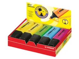 Markeerstift STABILO BOSS Original 70/10 assorti 4 kleuren 10 Stuks