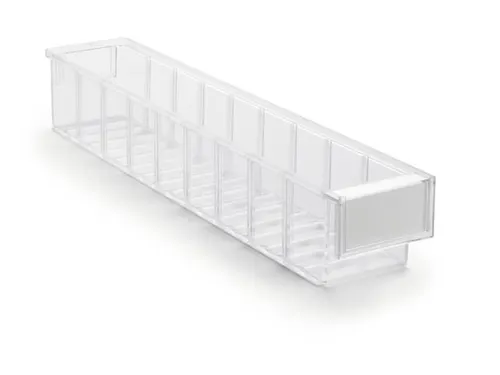 Transparante Assortimentsdoos Hxbxd 82x92x500mm Polystyreen