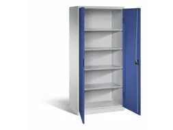 universele kast,HxBxD 1950x890x545mm,4xStalen bodem,cilinderslot