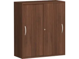 Schuifdeurkast 1150x1000x430mm Romp Noten Decor Front Noten