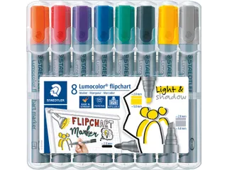 merkstift Lumocolor Flipchart 8 stuks - 1