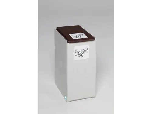 afvalverzamelbox,1x40l,HxBxD 570x250x405mm,romp Polystyreen lichtgrijs