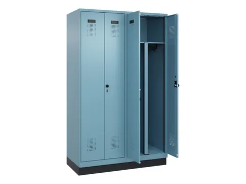 PBM-locker,HxBxD 1950x1200x500mm,4vak,vak B 300mm,draaigrendel