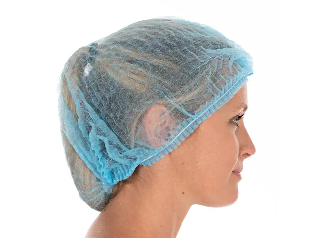 Franz Mensch Hygonorm 121062 Clip cap Haarnetje 55cm Blauw 1000 stuks