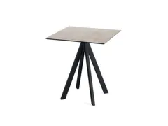 bistrotafel,HxBxD 730x700x700mm,rechthoekig,4voeten zwart