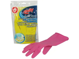 Huishoudhandschoen Multy latex Medium assorti - 2