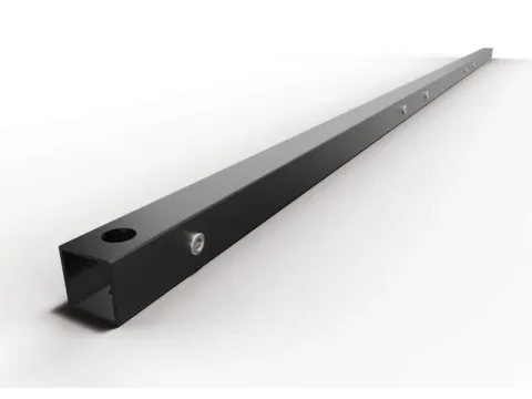 dwarsverbinder v. geperf./sleufplaten,B 1500mm,antraciet,staal
