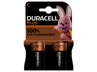 Batterij Duracell Plus 2x C - 2