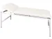 Onderzoeksbank Lxbxh 1900X700X680Mm 2-delig Gestoffeerd Wit