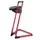 Esd Stahulp H 600-850mm Glijders Zwart PU Rood Staal