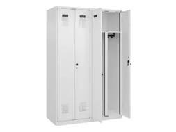 PBM-locker,HxBxD 1850x1200x500mm,4vak,vak B 300mm,draaigrendel