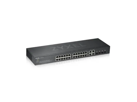 Zyxel GS1920-24V2, Managed, Gigabit Ethernet (10/100/1000), Rack-monta