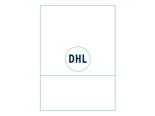Retourlabel DHL label A4 210x102mm 100 Vel