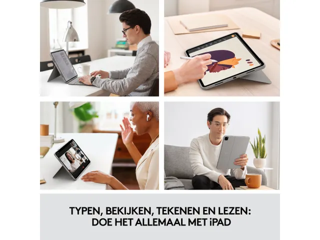 Etui clavier Combo Touch iPad Pro (5ème gen) QWERTY Anglais US sable