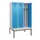 locker met bank,voor scheiding van kleding,HxBxD 2120x1200x815mm,3vak
