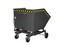 Kiepwagen voor spaanders,HxLxB 1290x1420x1340mm,1m³,draagverm. 300kg