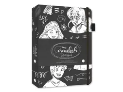 Schetsboek CreaChick Black 108 pagina's Hardcover