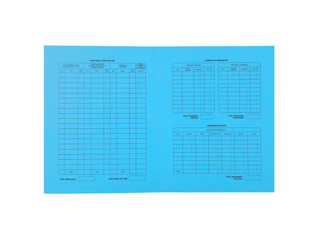 Pak van 25 Proceduremappen in glanskarton265g/m2 25x32cm Ivoor