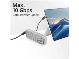 Kabel ACT USB-C hoek boven/beneden 10Gbps 1m - 6