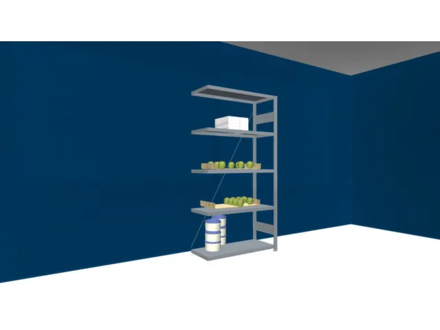 Rayonnage En Acier Sans Boulons élément Suivant H x l x p 2000 