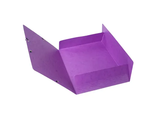 Exacompta Iderama Elastomap A4 3 Kleppen Rugetiket Paars karton