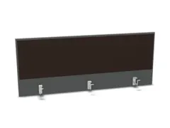 panneau de rehausse p. table de bureau MS-gris foncé BN2036-marron