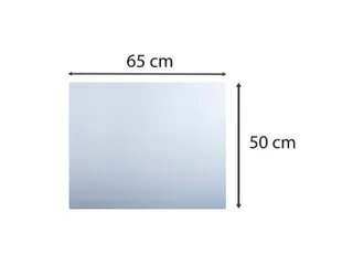 Onderlegger flexibel PVC 50x65cm kristal - 3